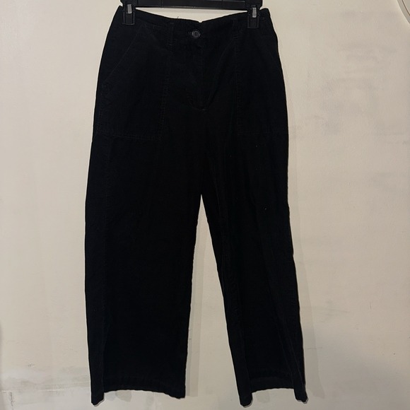 Max Studio Pants - Max Studio Women's Black Corduroy Wide Leg Pants Size 4